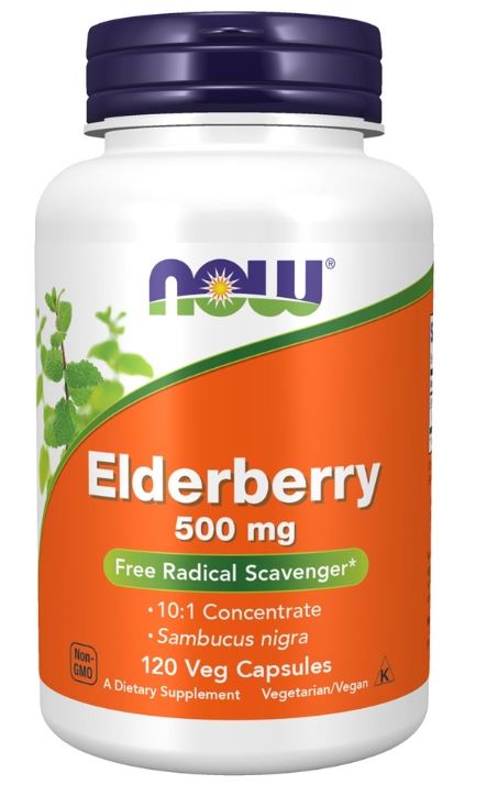 Elderberry Extract 500 mg. - 120 Vegetable Capsule(s)