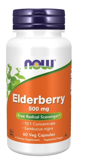 Elderberry Extract 500 mg. - 60 Vegetable Capsule(s)