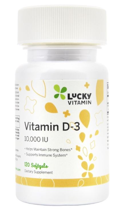 Vitamin D3 10000 IU - 120 Softgels