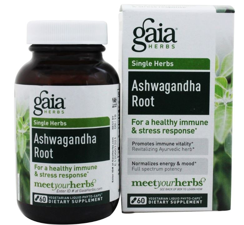 Ashwagandha Root Liquid Phyto-Caps - 60 Vegetarian Capsules