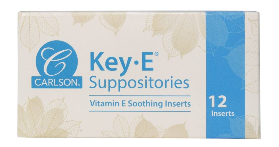 Key-E Natural Vitamin E Suppositories - 12 Insert(s)