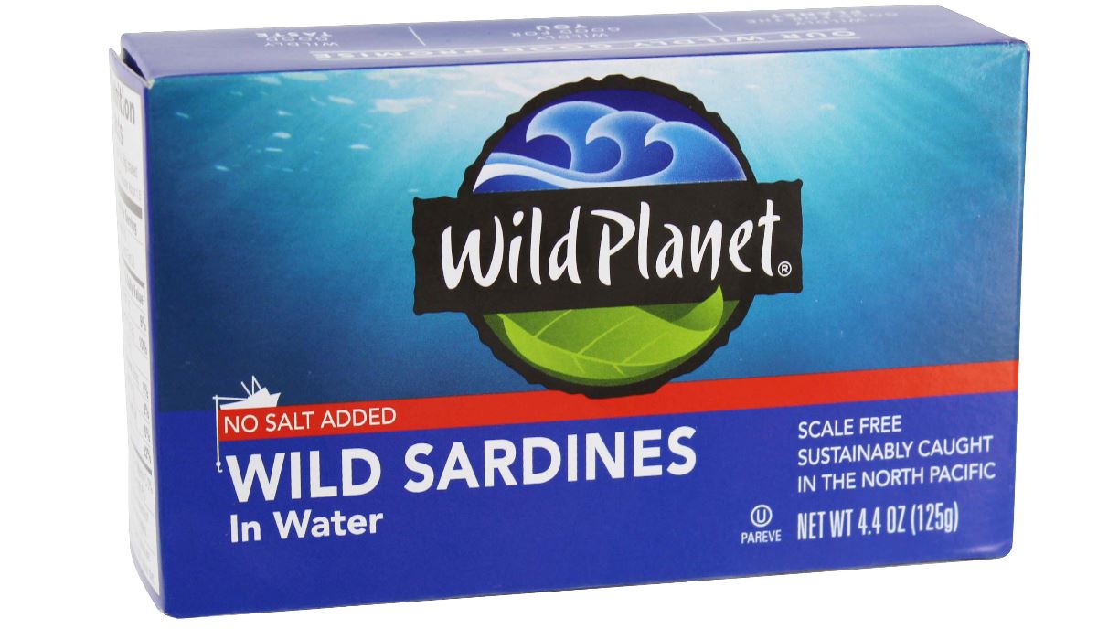 Wild Sardines No Salt Added - 4.4 oz.