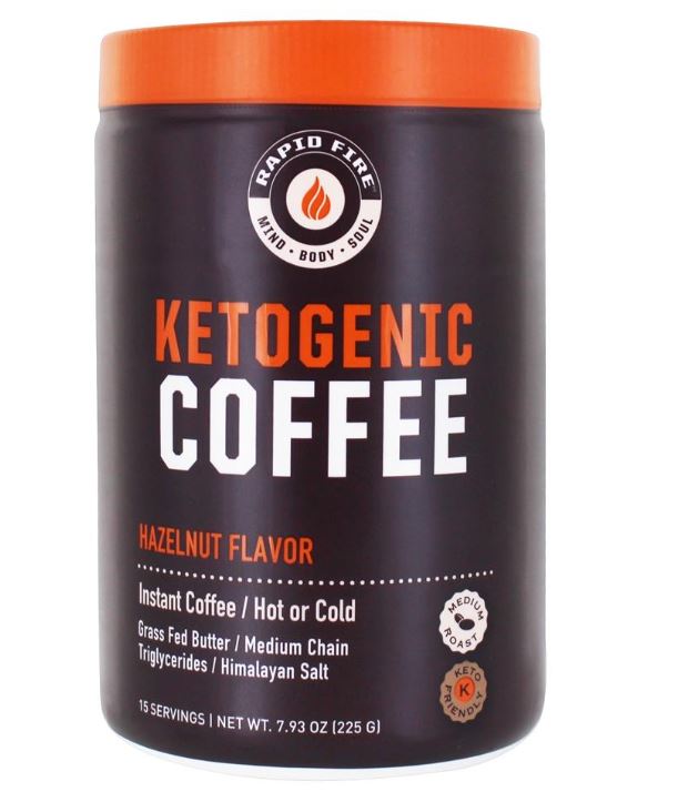 Ketogenic Coffee Instant Coffee Powder Hazelnut - 7.93 oz.