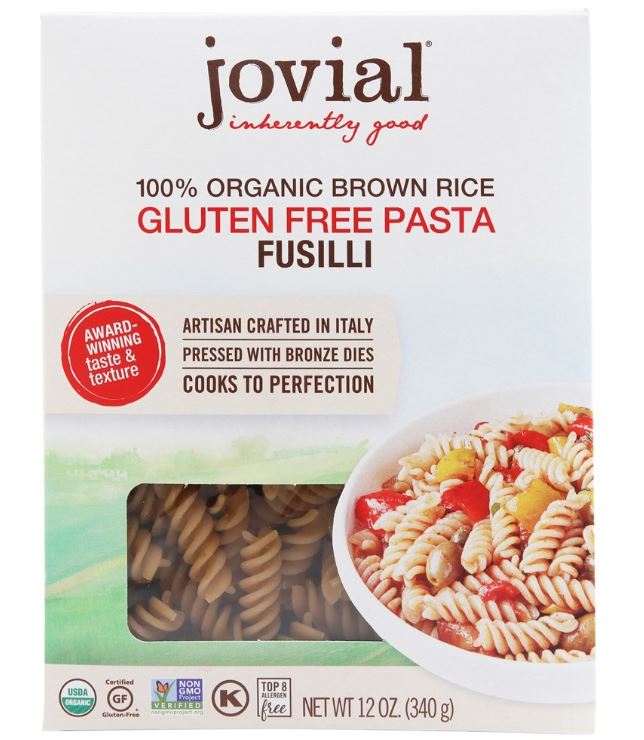 100% Organic Brown Rice Gluten-Free Pasta Fusilli - 12 oz.