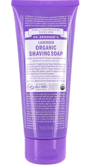 Organic Shaving Soap Lavender - 7 fl. oz.