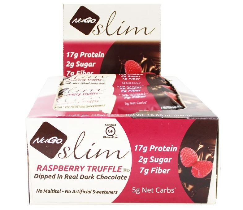 Slim Bars Box Raspberry Truffle - 12 Bars