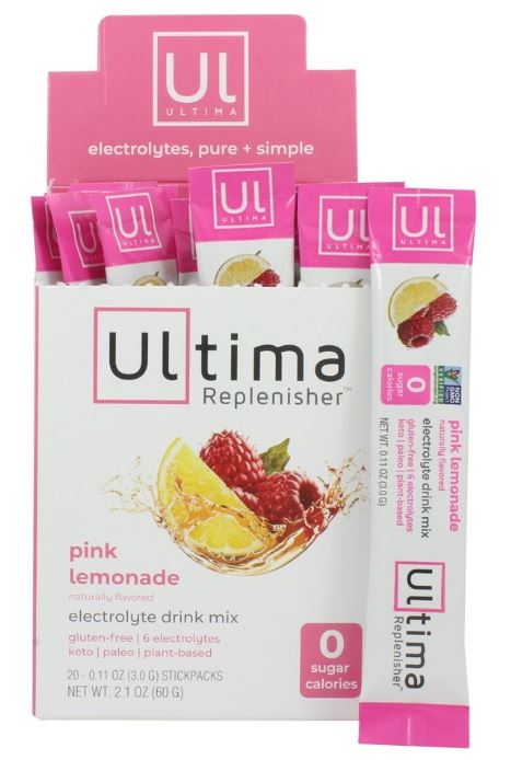 Ultima Replenisher Electrolyte Drink Mix Pink Lemonade - 20 Packet(s)