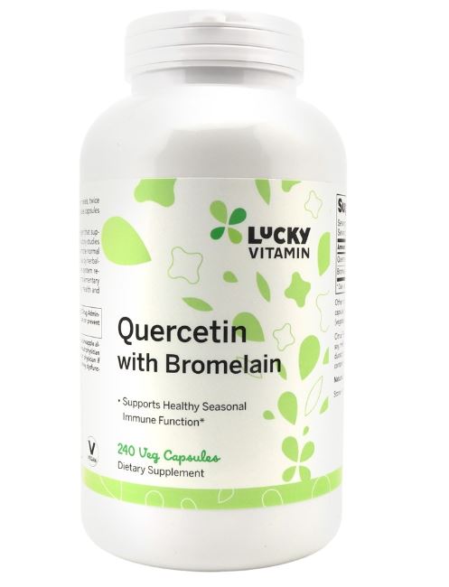 Quercetin with Bromelain - 240 Veg Capsules