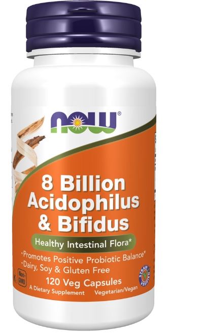 Acidophilus & Bifidus 8 Billion - 120 Vegetable Capsule(s)