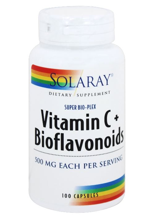 Super Bio-Plex Vitamin C + Bioflavonoids 500 mg. - 100 Capsules