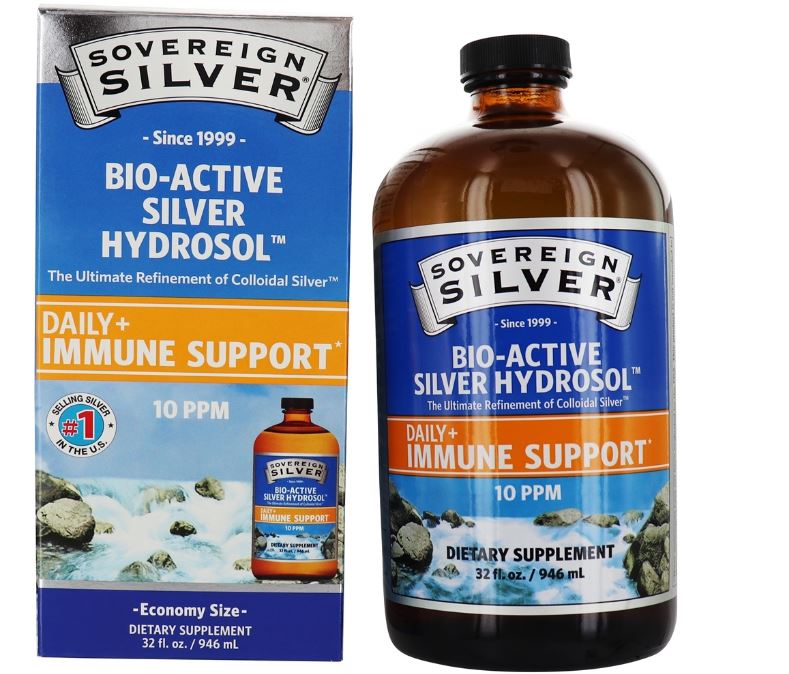 Bio-Active Silver Hydrosol 10 Ppm - 32 fl. oz.