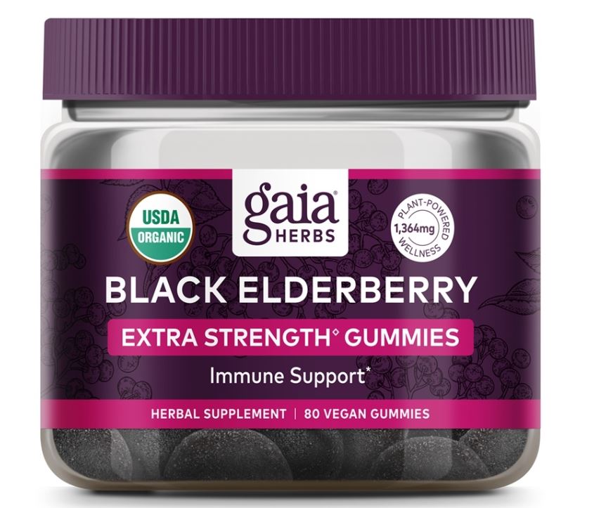 Black Elderberry Extra Strength Immune Support - 80 Vegan Gummies