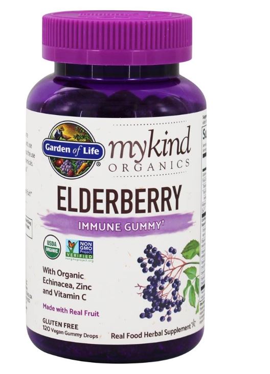 mykind Organics Elderberry Immune Formula - 120 Gummies by Garden of Life