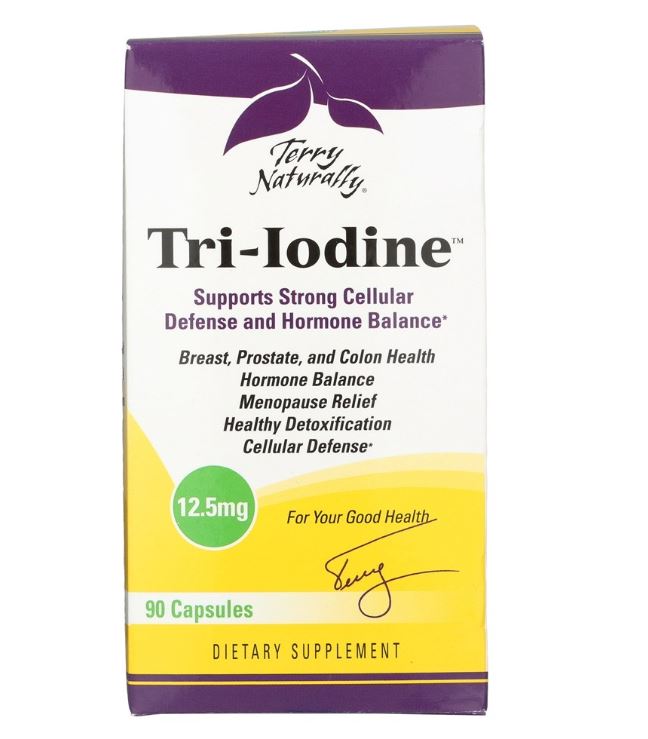 Terry Naturally Tri-Iodine 12.5 mg. - 90 Capsules