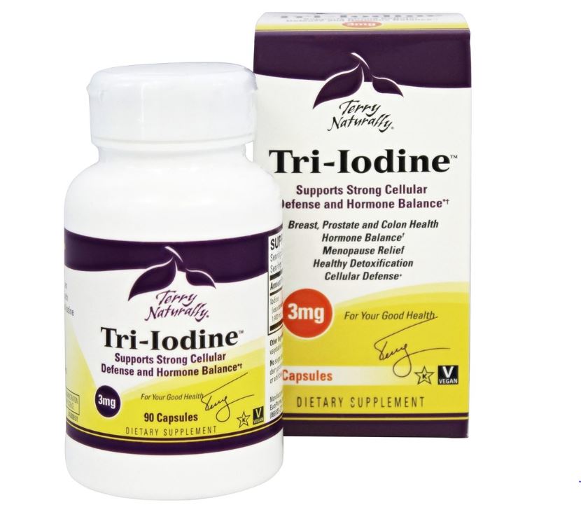 Terry Naturally Tri-Iodine with Potassium Iodide 12.5 mg. - 180 Capsules