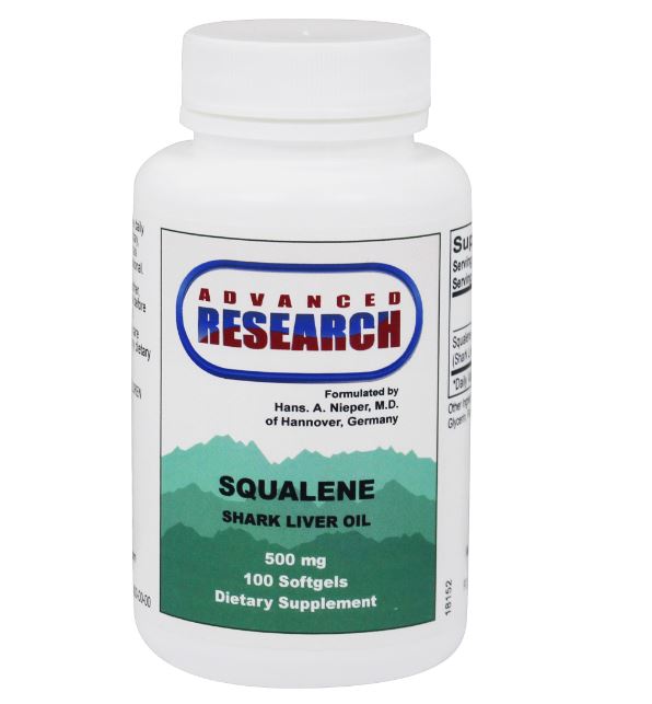 Squalene Shark Liver Oil 500 mg. - 100 Softgels