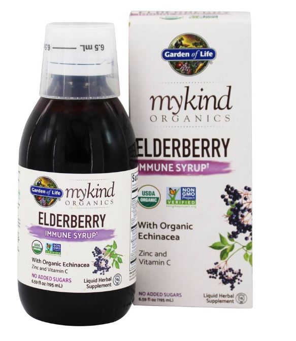 mykind Organics Elderberry Immune Formula - 120 Gummies by Garden of Life