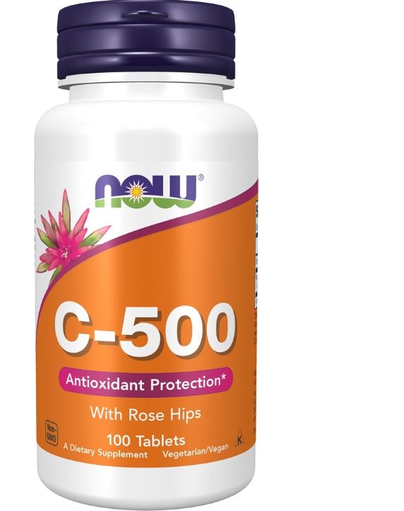 Vitamin C-500 with Rose Hips - 100 Tablets