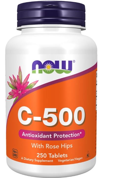 Vitamin C-500 with Rose Hips - 250 Tablets