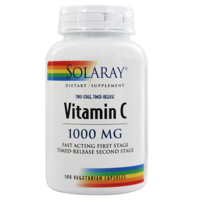 Vitamin C Two-Stage Timed-Release 1000 mg. - 100 Vegetarian Capsules