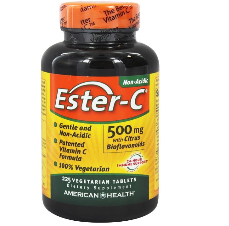 Ester-C with Citrus Bioflavonoids 500 mg. - 225 Vegetarian Tablets