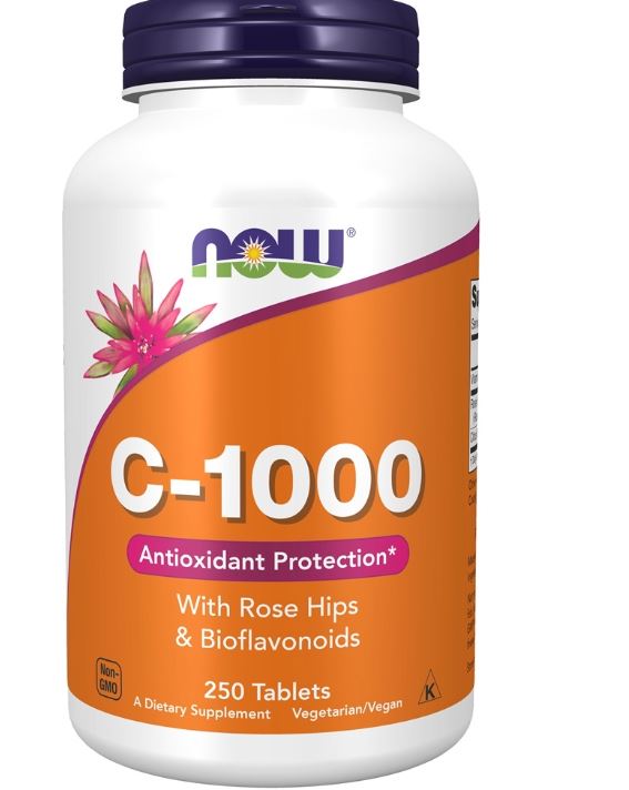 Vitamin C-1000 with Rose Hips - 250 Tablets