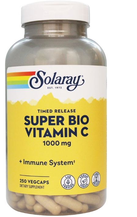 Super Bio Vitamin C Timed-Release - 250 Vegetarian Capsules