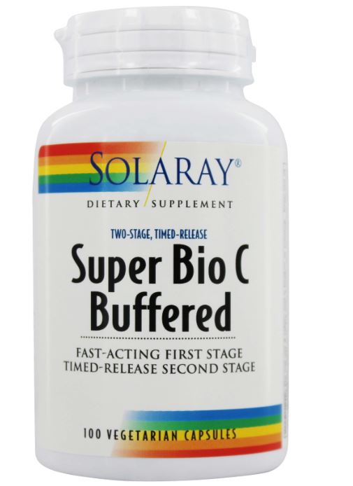 Super Bio C Buffered Two-Stage Timed-Release - 100 Vegetarian Capsules