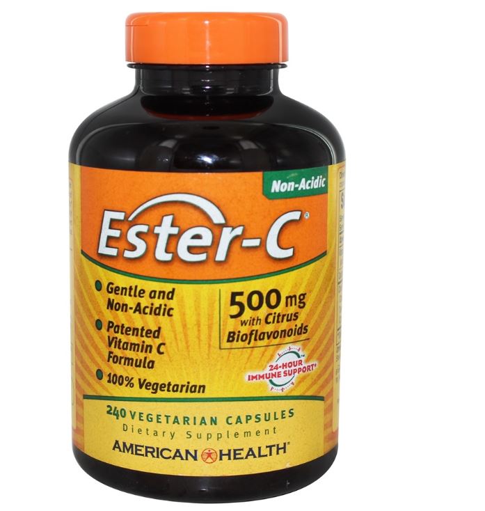 Ester-C with Citrus Bioflavonoids 500 mg. - 240 Vegetarian Capsules