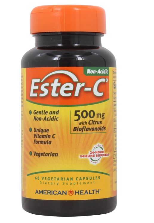 Ester-C with Citrus Bioflavonoids 500 mg. - 60 Vegetarian Capsules