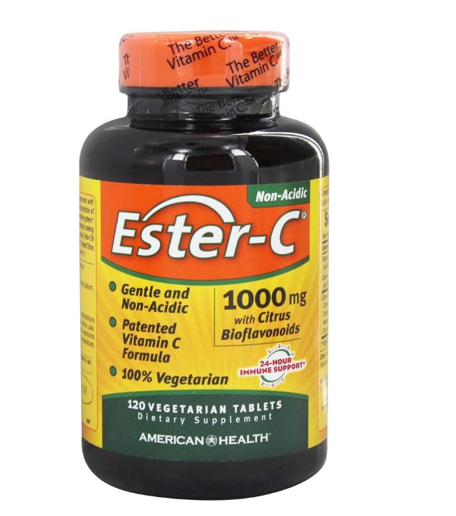 Ester-C with Citrus Bioflavonoids 1000 mg. - 120 Vegetarian Tablets