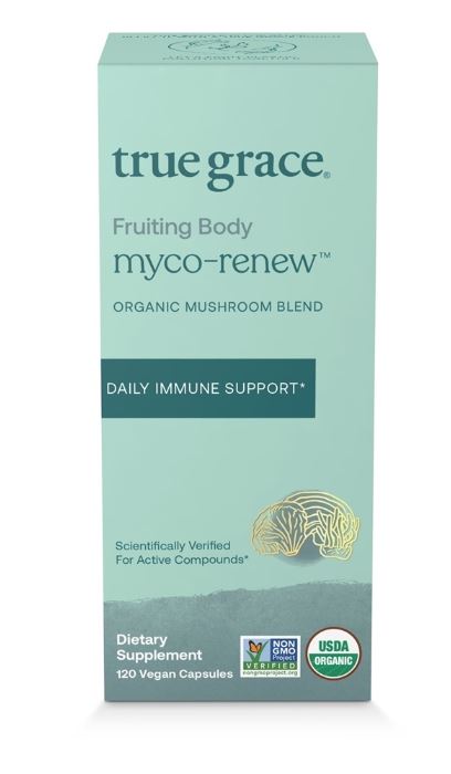 Myco-Renew Fruiting Body Organic Mushroom Blend - 120 Vegan Capsules