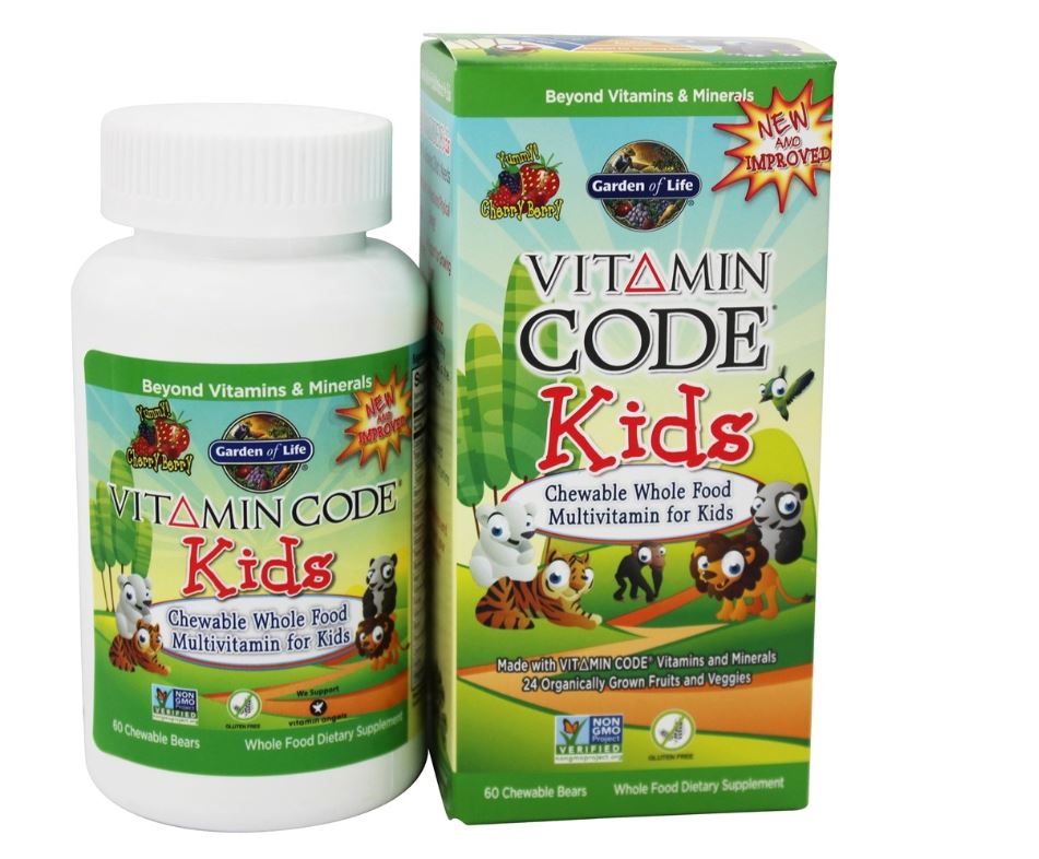 Vitamin Code Kids Whole Food Multivitamin Cherry Berry - 60 Chewables