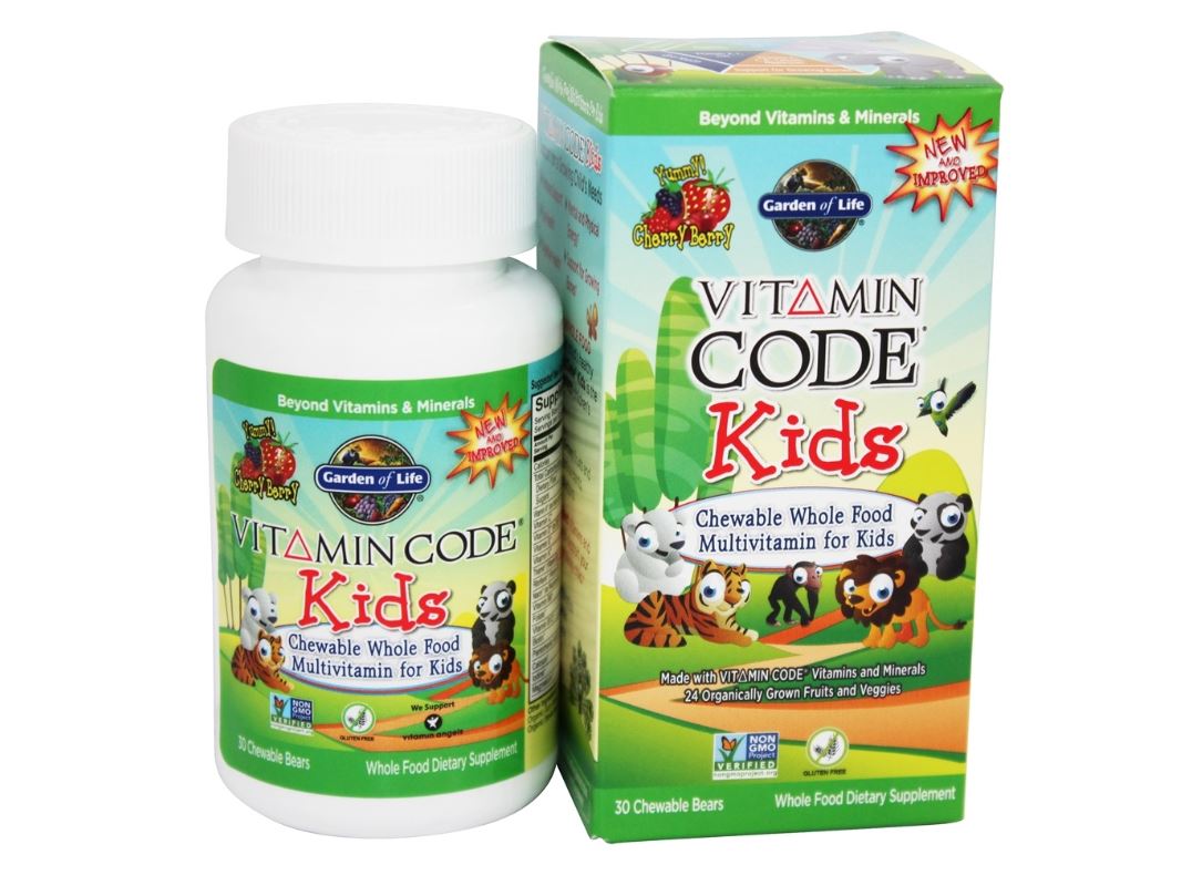 Vitamin Code Kids Whole Food Multivitamin Cherry Berry - 30 Chewables