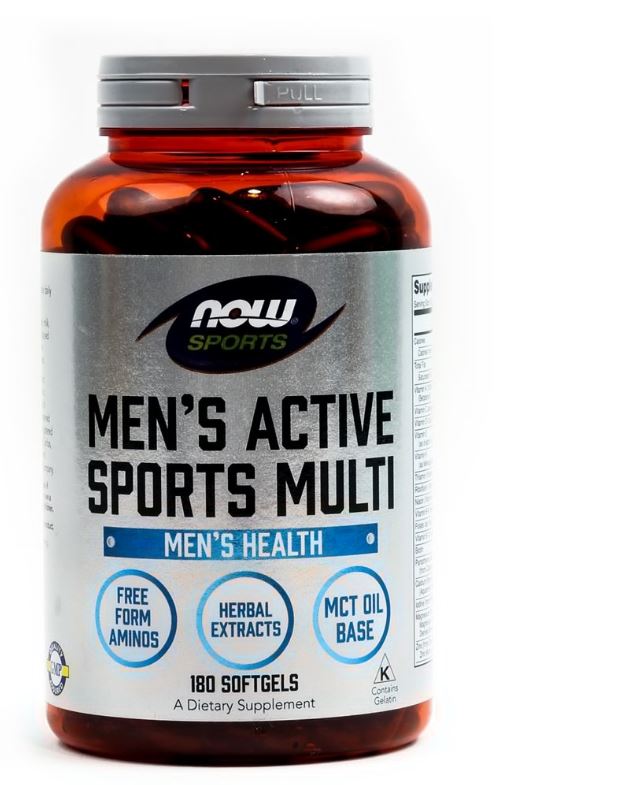 NOW Sports Men's Active Sports Multi - 180 Softgels