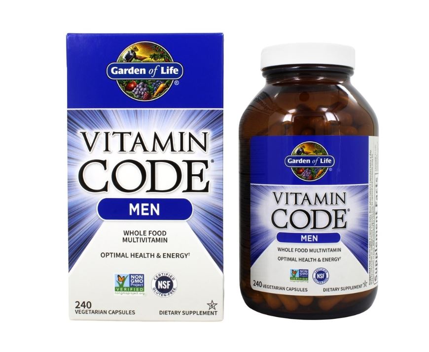 Vitamin Code RAW Men's Multi Formula - 240 Vegetarian Capsules