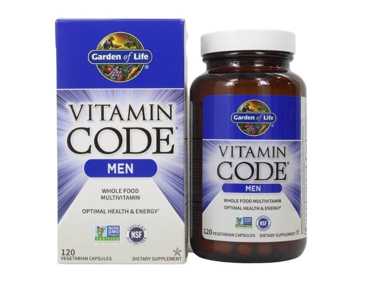 Vitamin Code Men Whole Food Multivitamin - 120 Vegetarian Capsules