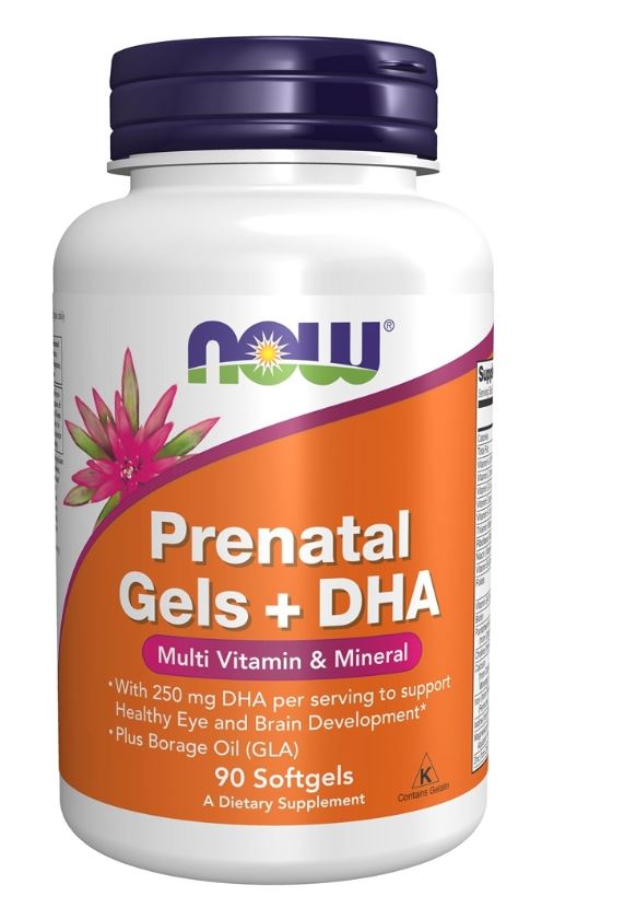 Prenatal Gels + DHA Multiple Vitamin & Mineral - 90 Softgels