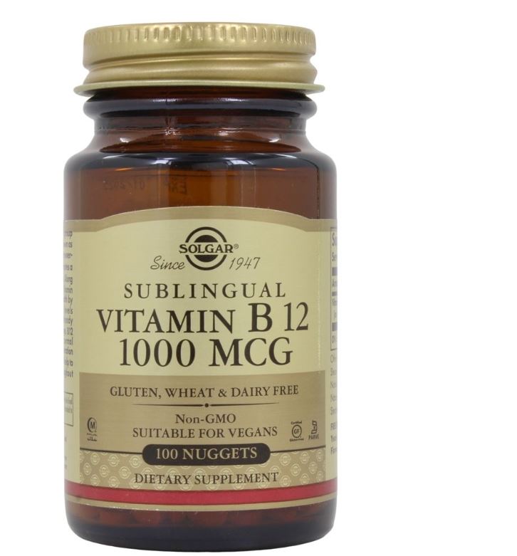 Vitamin B12 Sublingual 1000 mcg. - 100 Nugget(s)