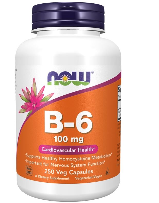 Vitamin B6 100 mg. - 250 Capsules