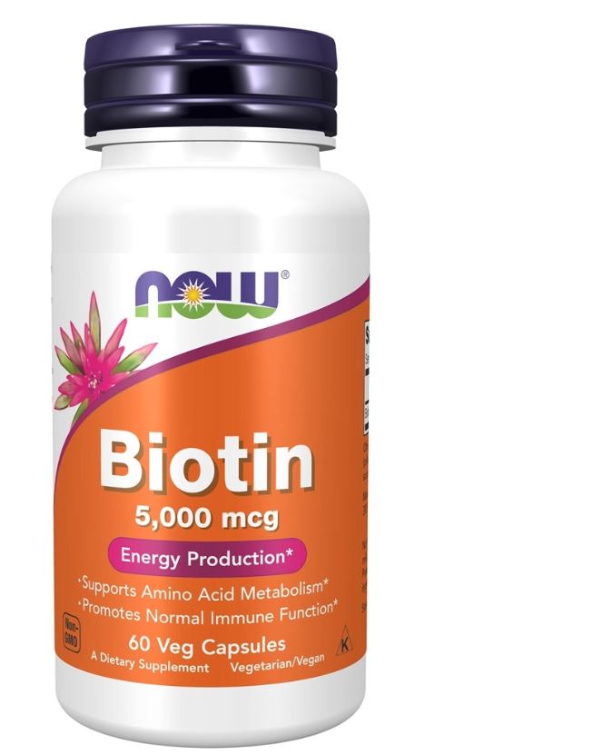 Biotin 5000 mcg. - 60 Vegetable Capsule(s)