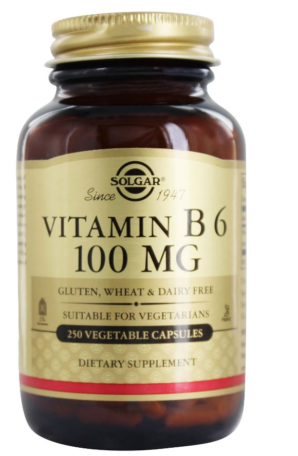 Vitamin B6 100 mg. - 250 Vegetarian Capsules