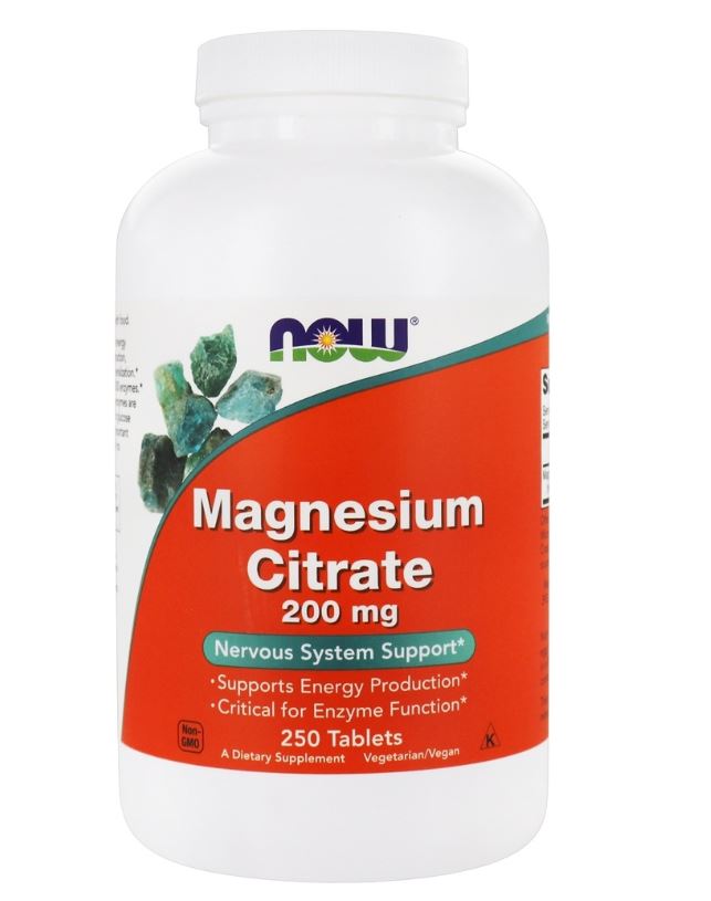 Magnesium Citrate 200 mg. - 250 Tablets