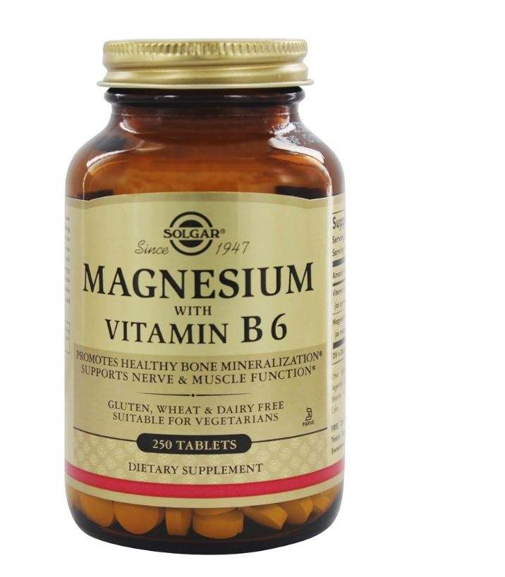 Magnesium With Vitamin B6 - 250 Tablets