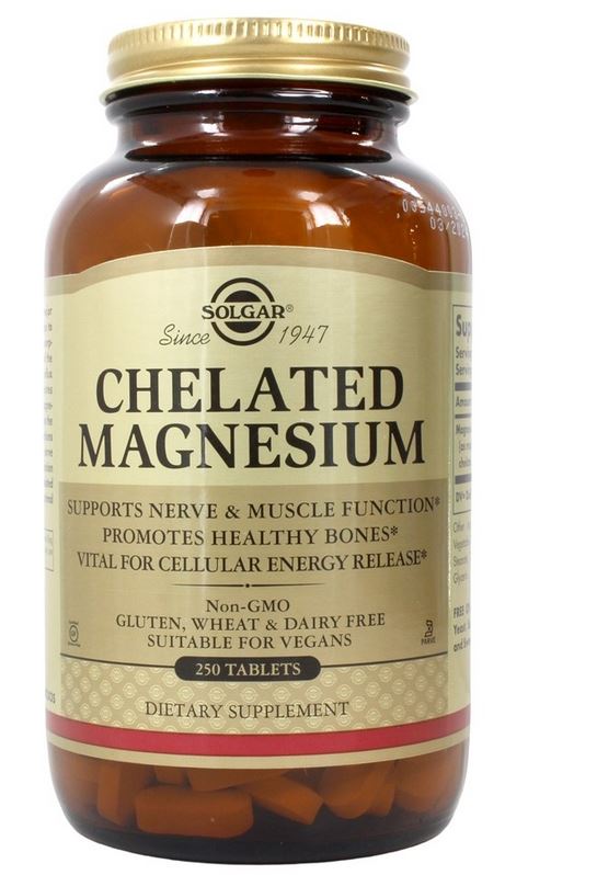 Chelated Magnesium - 250 Tablets