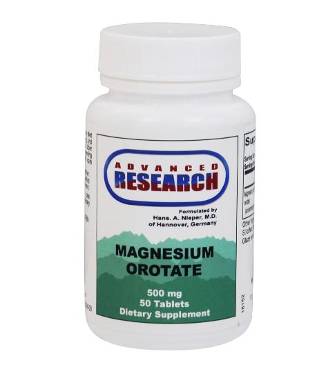 Magnesium Orotate 500 mg. - 50 Tablets