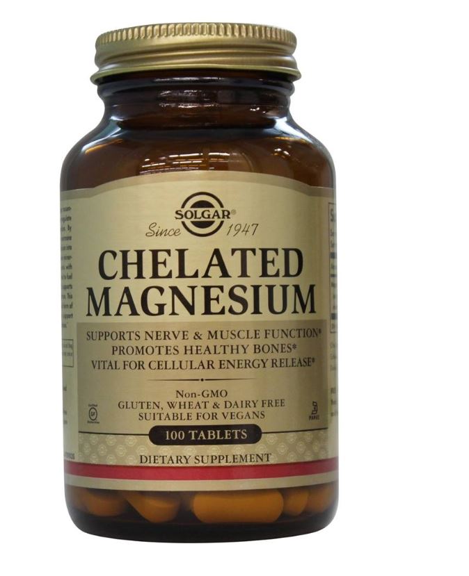 Chelated Magnesium - 100 Tablets