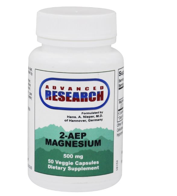 2-AEP Magnesium 500 mg. - 50 Vegetable Capsule(s)