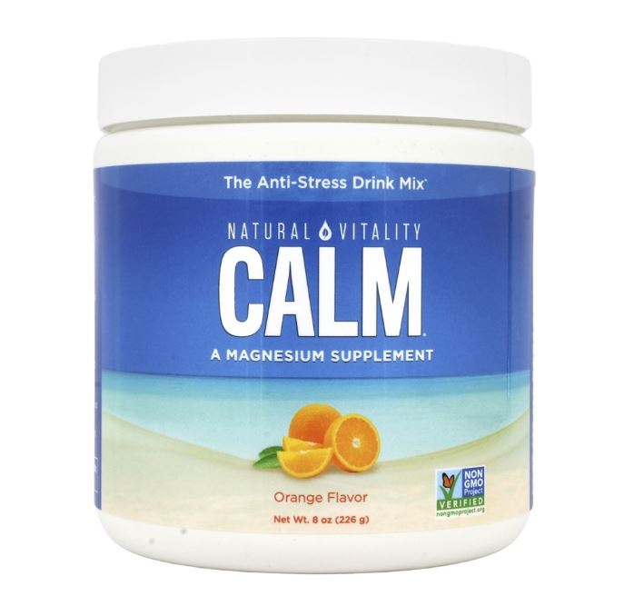 Natural Calm Magnesium Anti-Stress Drink Orange Flavor - 8 oz.