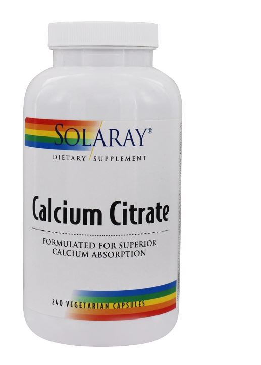 Calcium Citrate 1000 mg. - 240 Capsules